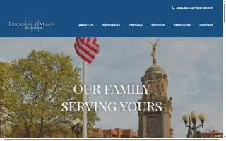 Erickson-Hansen Funeral Home website