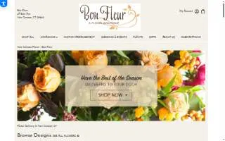 Bon Fleur website