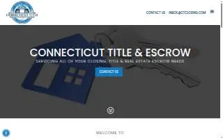 Connecticut Title & Escrow of Fairfield website