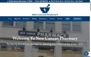 New Canaan Pharmacy website