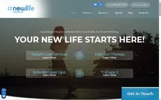 New Life Medical website