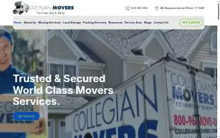 Collegian Movers Inc of New Haven website