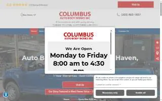 Columbus Auto Body Works, Inc. website