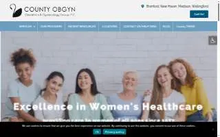 County Obstetrics & Gynecology Group, P.C. of New Haven website