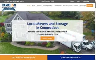 Hands On Moving of West Haven website