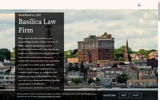 Basilica Law Firm website