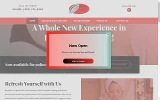 One Personal Grooming Studio website