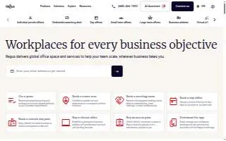 Regus of New London website