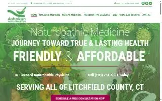 Ashokan Natural Medicine website