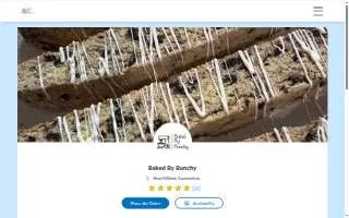Baked By Bunchy website