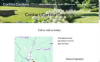 Cortina Gardens website