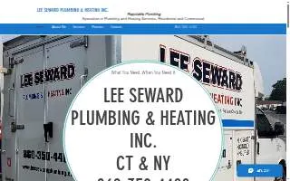 Lee Seward Plumbing & Heating Inc. website