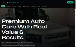 OPC auto detailing website