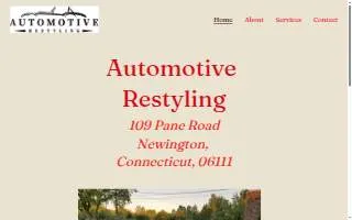 Automotive Restyling website