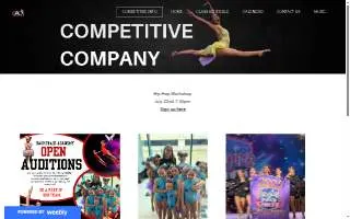 Backstage Academy of Dance website