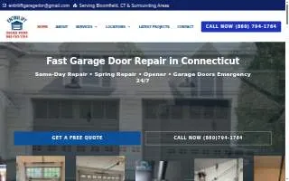 entrilift garage door repair of Newington website