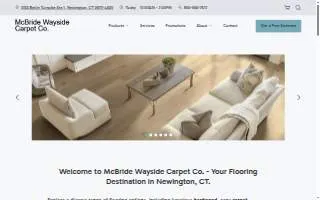 McBride Carpet website