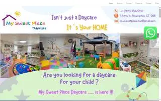 My Sweet Place Daycare website