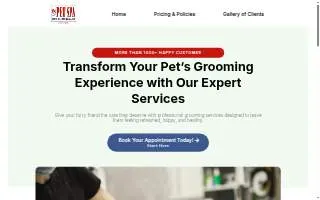 Newington Pet Spa website