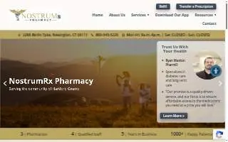 NostrumRx Pharmacy of Newington website