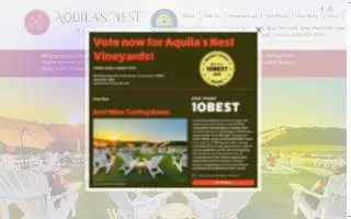 Aquila's Nest Vineyards of Newtown website