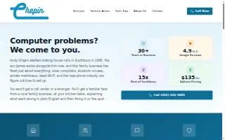 Chapin Business Services of Newtown website