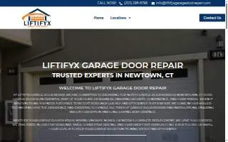 Liftifyx Garage Door Repair of Newtown website