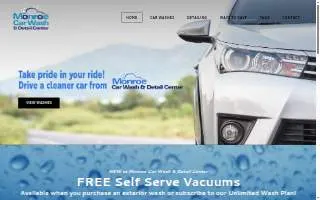 Monroe Car Wash & Detail Center of Newtown website