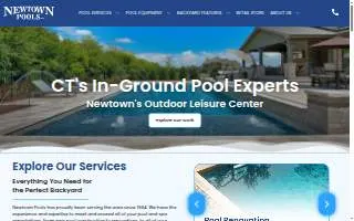 Newtown Pools website