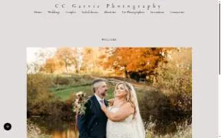 CC Garvie Photography website