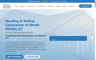 CMW Roofing & Siding of North Haven website