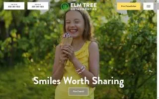Elm Tree Orthodontics of North Haven website