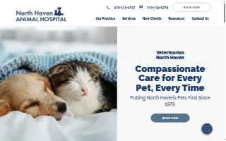 North Haven Animal Hospital website