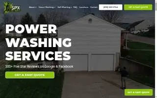 SPX Power Washing of North Haven website
