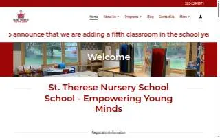 St. Therese Nursery School website