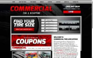 Commercial Tire & Recapping website