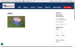 H & J Roofing of Norwalk website
