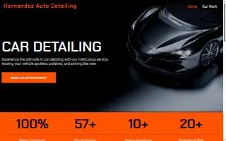 Hernandez Auto Detailing website