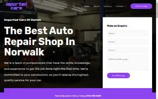 Imported Cars of Darien website