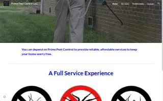 Prime Pest Control LLC website