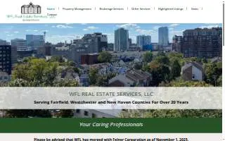 WFL Real Estate Services website