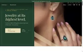 Zoella Jewelry website