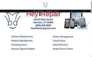 Hey iRepair website