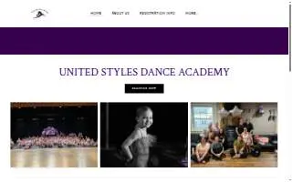 UnitedStyles Dance Academy website