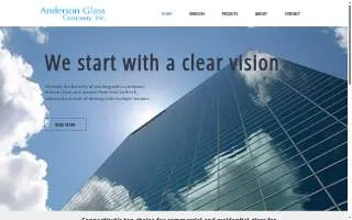 Anderson Glass website