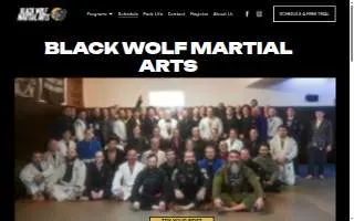 Black Wolf Martial Arts website