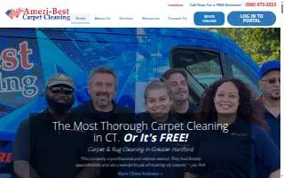 Ameri-Best Carpet Cleaning of Plainville website