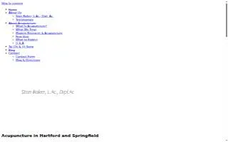 Avon Acupuncture website