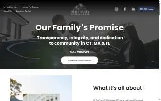 Our Family Mortgage of Plainville website