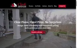 Clark Construction of Ridgefield website